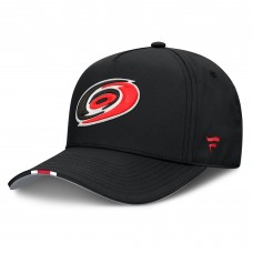 Бейсболка Carolina Hurricanes Fanatics Black 2025 NHL Draft Authentic Pro On-Stage Podium A-Frame