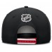 Бейсболка Carolina Hurricanes Fanatics Black 2025 NHL Draft Authentic Pro On-Stage Podium A-Frame