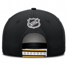 Бейсболка Boston Bruins Fanatics Black 2025 NHL Draft Authentic Pro On-Stage Podium A-Frame