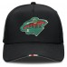 Бейсболка Minnesota Wild Fanatics Black 2025 NHL Draft Authentic Pro On-Stage Podium A-Frame