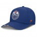 Бейсболка Edmonton Oilers Fanatics Royal 2025 NHL Draft Authentic Pro On-Stage Podium A-Frame
