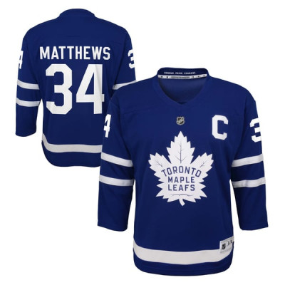 Джерси для малыша Auston Matthews Toronto Maple Leafs Outerstuff Alternate Replica - Royal