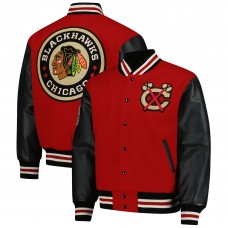 Chicago Blackhawks Red 2025 NHL Winter Classic Full-Snap Coaches Jacket