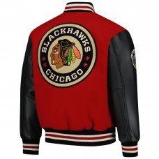Chicago Blackhawks Red 2025 NHL Winter Classic Full-Snap Coaches Jacket