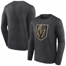Футболка с длинным рукавом Vegas Golden Knights Charcoal Primary Logo
