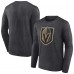 Футболка с длинным рукавом Vegas Golden Knights Charcoal Primary Logo