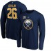 Buffalo Sabres Rasmus Dahlin Fanatics Navy Authentic Stack Name & Number T-Shirt