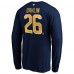 Buffalo Sabres Rasmus Dahlin Fanatics Navy Authentic Stack Name & Number T-Shirt