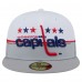 Бейсболка Washington Capitals New Era Gray/White Vintage Color Dip 59FIFTY