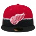Бейсболка Detroit Red Wings New Era Black/Red Vintage Color Dip 59FIFTY