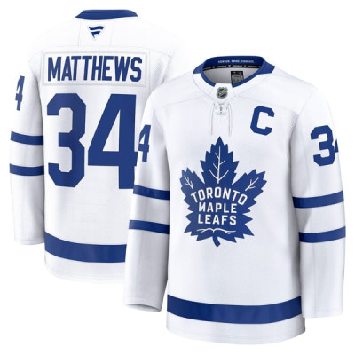 Джерси Auston Matthews Toronto Maple Leafs Fanatics Away Premium - White
