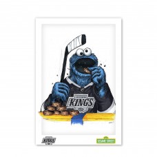 Los Angeles Kings Cookie Monster 11 x 17 Sesame Street Poster Print