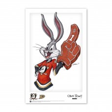Anaheim Ducks Bugs Bunny 11 x 17 Looney Tunes Poster Print