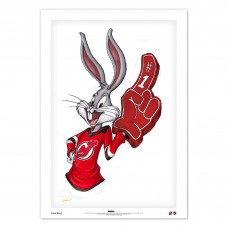 New Jersey Devils Bugs Bunny 14 x 20 Looney Tunes Limited Edition Fine Art Print New Jersey Devils Bugs Bunny 14 x 20 Looney Tunes Limited Edition Fine Art Print