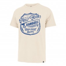 New York Rangers 47 Cream Poke Check Franklin T-Shirt New York Rangers 47 Cream Poke Check Franklin T-Shirt