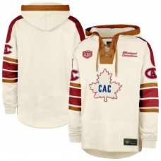 Толстовка Montreal Canadiens 47 Cream Blue Line Heritage Lacer