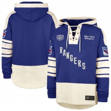 Толстовка New York Rangers 47 Blue Blue Line Heritage Lacer