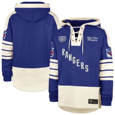 Толстовка New York Rangers 47 Blue Blue Line Heritage Lacer