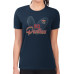 Женская футболка Florida Panthers G-III 4Her by Carl Banks Navy Super-Slim Fit Lightweight Animal Print Heart