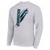 Vancouver Canucks Starter Heather Gray Color Scratch Pullover Sweatshirt