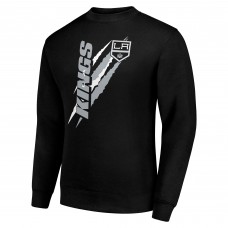 Los Angeles Kings Starter Black Color Scratch Pullover Sweatshirt