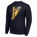 Nashville Predators Starter Navy Color Scratch Pullover Sweatshirt