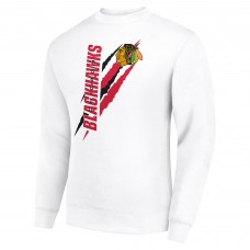 Кофта Chicago Blackhawks Starter  Color Scratch - White