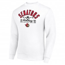 Шайба Кофта Ottawa Senators Starter Stick And Logo Fleece - White