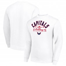 Кофта Washington Capitals Starter White Stick And Puck Logo Fleece Кофта Washington Capitals Starter White Stick And Puck Logo Fleece
