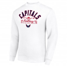 Кофта Washington Capitals Starter White Stick And Puck Logo Fleece Кофта Washington Capitals Starter White Stick And Puck Logo Fleece