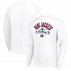 Кофта Columbus Blue Jackets Starter Stick And Logo Fleece - White