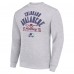Кофта Colorado Avalanche Starter Heather Gray Stick And Puck Logo Fleece