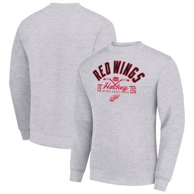 Кофта Detroit Red Wings Starter Stick And Logo Fleece - Heather Gray