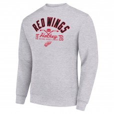 Кофта Detroit Red Wings Starter Stick And Logo Fleece - Heather Gray