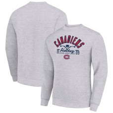 Кофта Montreal Canadiens Starter Stick And Puck Logo Fleece - Heather Gray
