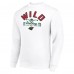 Кофта Minnesota Wild Starter White Stick And Puck Logo Fleece