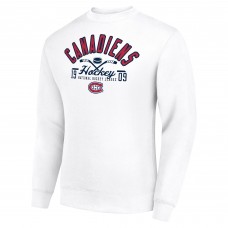 Кофта Montreal Canadiens Starter Stick And Puck Logo Fleece - White