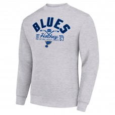 Кофта St. Louis Blues Starter Stick And Logo Fleece - Heather Gray