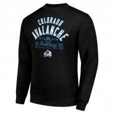 Кофта Colorado Avalanche Starter Black Stick And Puck Logo Fleece