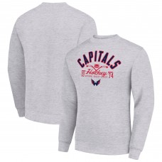 Кофта Washington Capitals Starter Heather Gray Stick And Puck Logo Fleece
