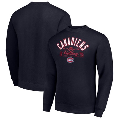 Кофта Montreal Canadiens Starter Navy Stick And Puck Logo Fleece