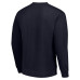 Seattle Kraken Starter Navy Stick And Puck Logo Fleece Pullover Sweatshirt