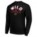 Кофта Minnesota Wild Starter Black Stick And Puck Logo Fleece