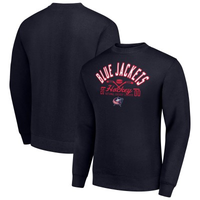 Кофта Columbus Blue Jackets Starter Stick And Logo Fleece - Navy