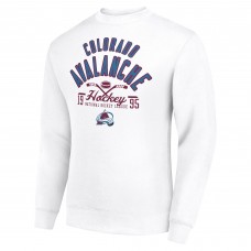 Кофта Colorado Avalanche Starter White Stick And Puck Logo Fleece