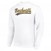 Nashville Predators Starter White Tailsweep City Pullover Sweatshirt