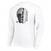 Washington Capitals Starter White Half Helmet Team Logo Pullover Sweatshirt