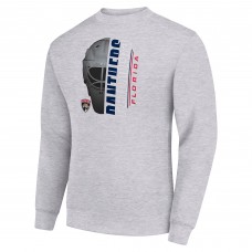 Кофта Florida Panthers Starter Heather Gray Half Helmet Team Logo