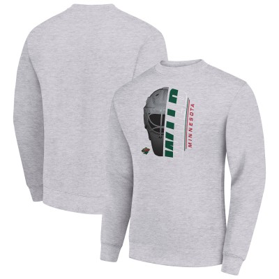 Кофта Minnesota Wild Starter Heather Gray Half Helmet Team Logo