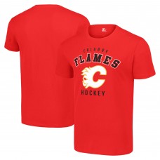 Calgary Flames Starter Red Logo T-Shirt